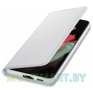 Чехол Samsung Smart LED View Cover для Galaxy S21 Ultra (серый) картинка 2